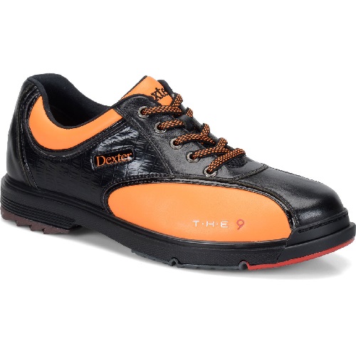 black and orange mens shoes